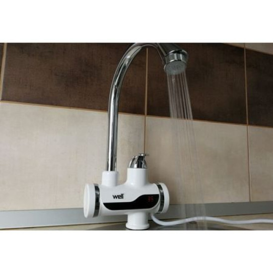 Elektromos átfolyós vízmelegítő csaptelep Well FCT-EL-WATERFALL-WL