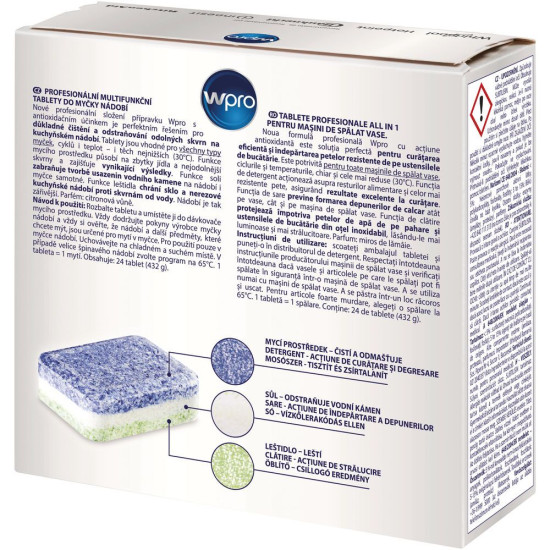 Wpro TAB400 multifunkciós 3:1 mosogatógép tabletta 24db