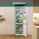 Gorenje NRB620C61BX4WFE Total No Frost alulfagyasztós kombinált hűtőszekrény, Wifi, 283/130L, inverter kompresszor,59.5x65.8x203 cm, fekete inox szín