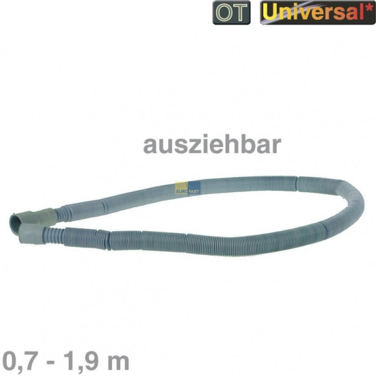 Wpro TVE hosszabbítható kifolyócső, 0,7-1,9 m