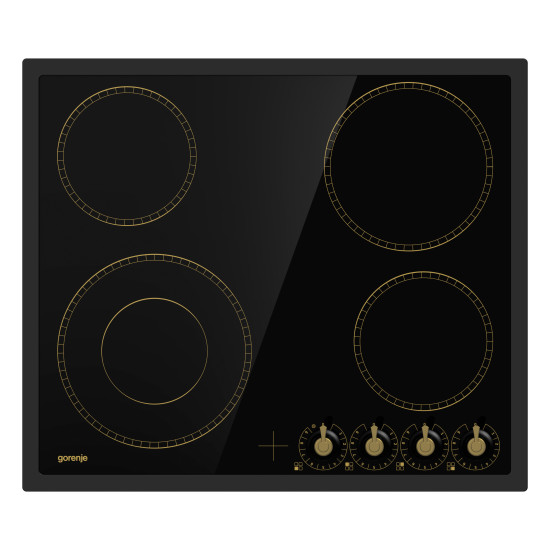 Gorenje EC642CLB beépíthető kerámia főzőlap, 59.5x51x9 cm, fekete 