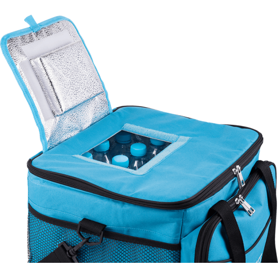 ECG AC 3010C Praktikus hűtőtáska sok zsebbel AC3010C, 30L, kék szín 