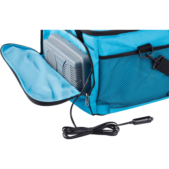 ECG AC 3010C Praktikus hűtőtáska sok zsebbel AC3010C, 30L, kék szín 