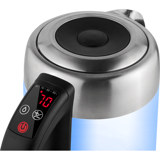ECG RK1777 vízforraló 5 hőmérséklet bellítás 60-tól 100°C-ig