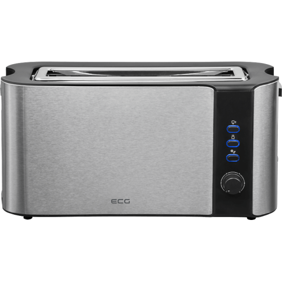 ECG ST10630 rozsdamentes kivetelű kenyérpirító
