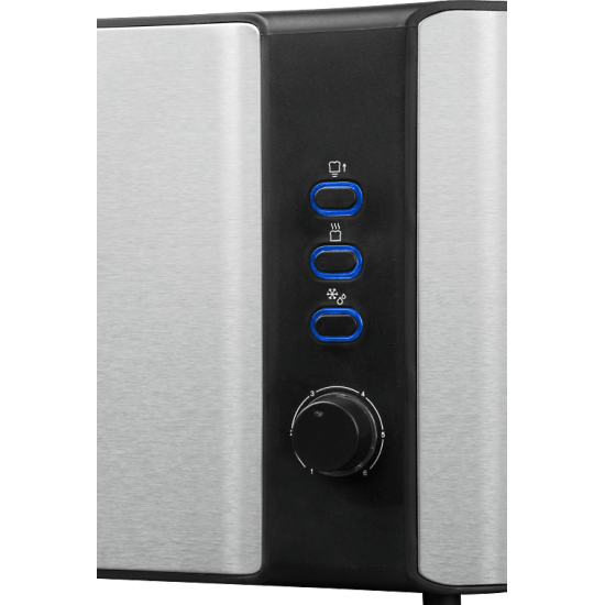 ECG ST10630 rozsdamentes kivetelű kenyérpirító