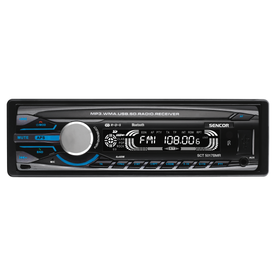Sencor SCT5017BMR Autórádió USB, SD/MMC, Bluetooth SCT 5017BMR