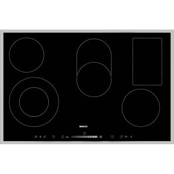 Beko HIC85502TX beépíthető vitro kerámia főzőlap 77cm széles