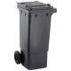 Kuka 80 literes kerekes sötétszürke hulladék tároló