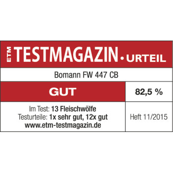 Bomann FW 447 CB húsdaráló FW447CB