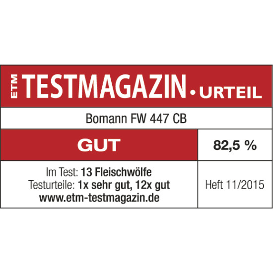 Bomann FW 447 CB húsdaráló FW447CB