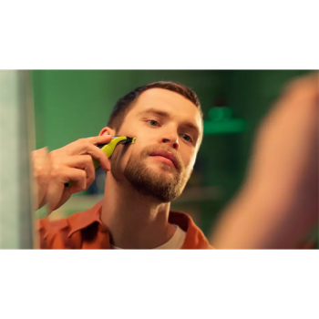 Philips QP2734/31 rezgőkéses borotva, száraz és nedves használat, limezöld/grafitszürke