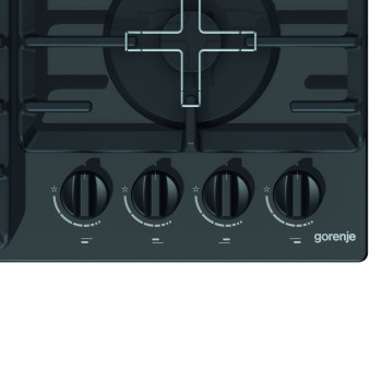 Gorenje GT641B beépíthető gáz főzőlap fekete