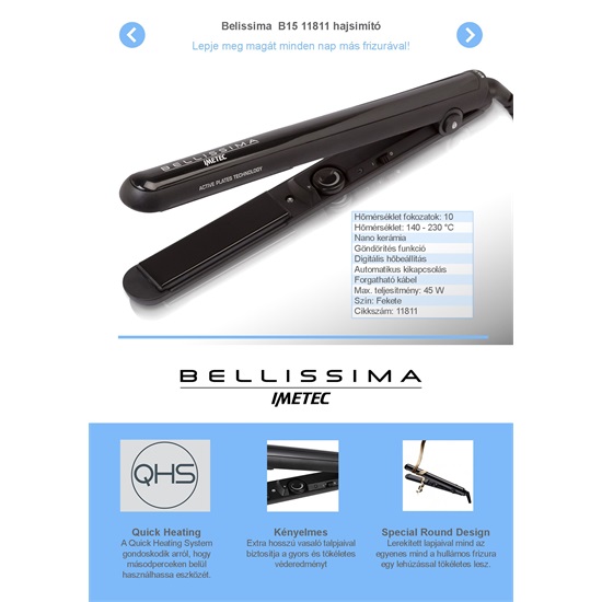 Imetec B15 50 Bellissima 11811 hajsimító