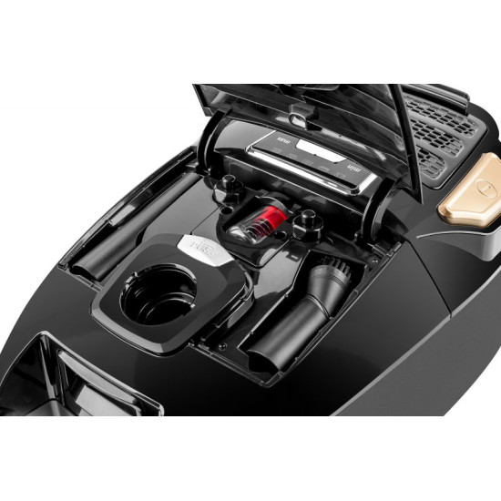 Eta 248890000 porzsákos porszívó, 700W, fekete 