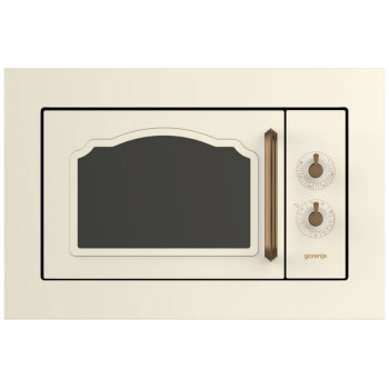 Gorenje BM235CLI beépíthető mikrosütő, 800W, 23L, 59.2x35.6x39 cm, bézs szín 
