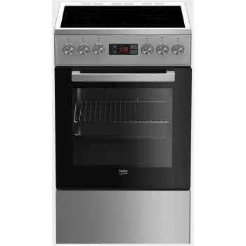 Beko FSM 57300 GX kerámialapos inox tűzhely,55L,50x60x85 cm, FSM57300GX