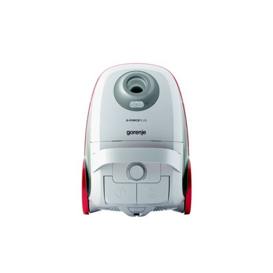 Gorenje VCEA21GPLW porzsákos porszívó 700W, fehér/piros 