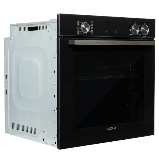 Tesla BO900FBSA fekete beépíthető sütő 81 l, gőztisztítás 10 funkció, Air Fryer