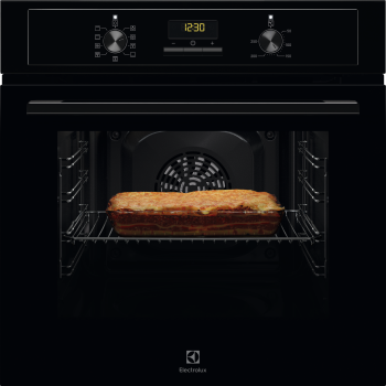 Electrolux EOF3H50BK fekete beépíthető sütő aqua clean tisztítással, 65L, 59.4x56x59 cm 