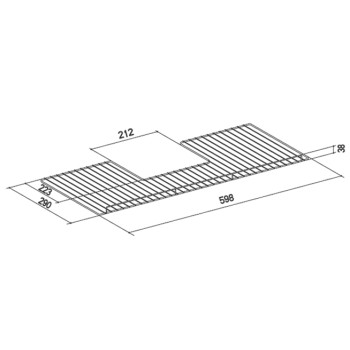 rakodórács elszívóhoz 6095056 Faber