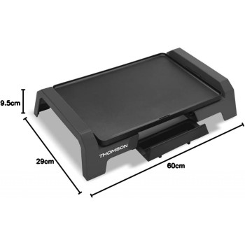 Thomson THPL935A elektromos grill fekete, 60X29X9,5cm, 2200W