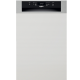 Whirlpool WSBC 3M27 X beépíthető kezelőpaneles keskeny mosogatógép,10 teríték,45x55.5x82cm,inox