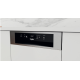 Whirlpool WSBC 3M27 X beépíthető kezelőpaneles keskeny mosogatógép,10 teríték,45x55.5x82cm,inox