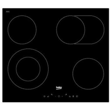 Beko HIC64403T beépíthető kerámia főzőlap, 60x51x3.7 cm, fekete 