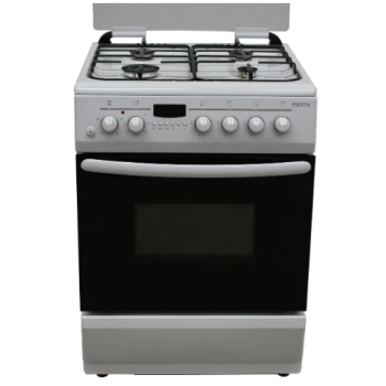 Warnex FIESTA 60X60cm kombinált tűzhely gáz főzőlap-elektromos légkeveréses sütővel digitális prógamórával FS6406GAZW