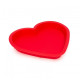 Globiz Szilikon szív alakú sütőforma piros, 57521