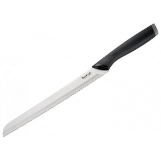 Tefal K2213414 nemesacél kenyérvágó kés, 20 cm