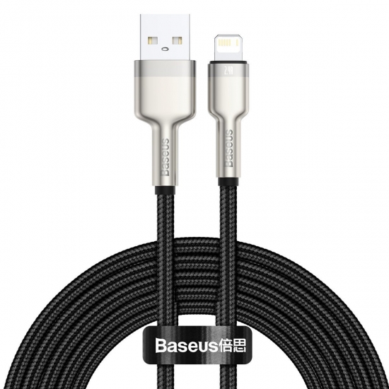 Baseus CALJK-B01 Cafule USB / Lightning kábel 2.4A 2m, fekete