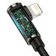 Baseus CALCS-A01 Legend Series Lightning derékszögű USB-kábel, 2,4A, 2 m