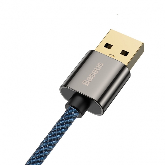 Baseus CACS000403 Legend 90 fokban döntött USB - USB Type-C kábel QC3.0 66W 1m kék
