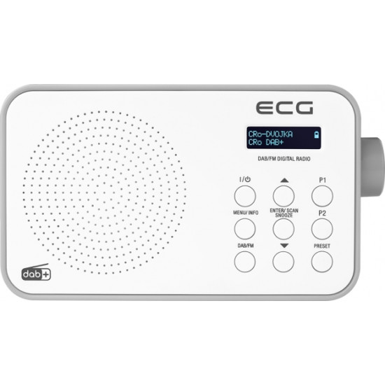 ECG RD110 DAB White DAB+/FM rádió RD 110 fehér