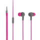 Trust Aurus vízálló pink fülbe helyezhető fejhallgató lapos, gubancgátló kábellel, ideális a szabadtéri sportokhoz 21019