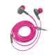 Trust Aurus vízálló pink fülbe helyezhető fejhallgató lapos, gubancgátló kábellel, ideális a szabadtéri sportokhoz 21019