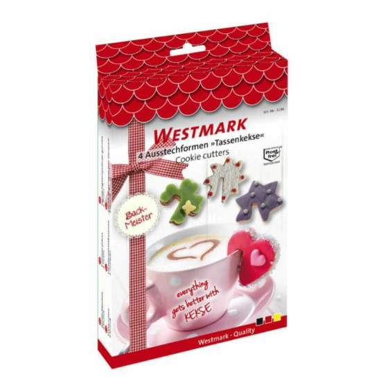 Westmark Sütemény kiszúró szett, csészére akasztható 4 darab/csomag