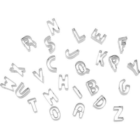 Westmark Sütemény kiszúró betűk A-Z; 2,5 cm