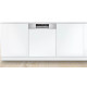 Bosch SMI6ECS57E beépíthető 14 terítékes mosogatógép, 60cm,nemesacél 