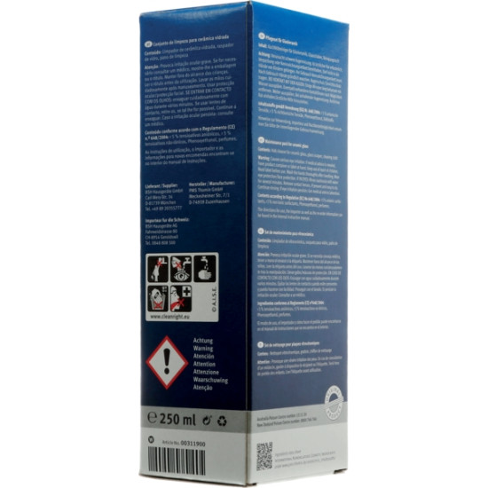 Bosch ápolókészlet üvegkerámia és indukciós főzőlapokhoz 00311900  1x 250 ml-es üvegkerámia tisztító, 1x fémkaparó 1x tisztítókendő