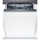 Bosch SMV25EX00E Silence Plus beépíthető 13 terítékes mosogatógép, 60cm, fehér