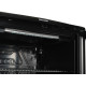 Snaige CD14SM-S3JJ3CX fekete üvegajtós hűtő 85cm