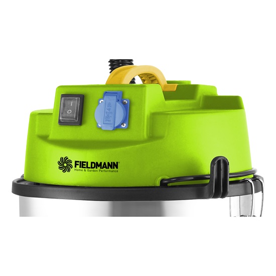 Fieldmann FDU2004E elektromos száraz és nedves hamuporszívó zöld 1400W