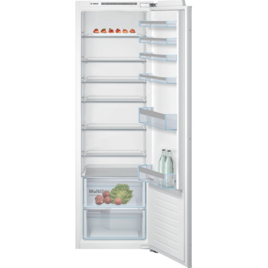 Bosch KIR81VFF0 beépíthető hűtőszekrény,177.5 x 56 cm, flat hinge, Serie 2