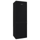 Snaigé RF56SM-S5JJ2FO fekete alulfagyasztós kombinált hűtőszekrény 185x60x65cm