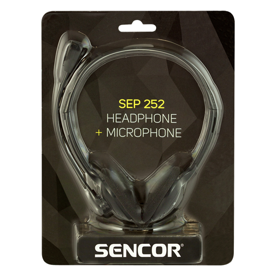Sencor SEP252 sztereó fejhallgató mikrofonnal
