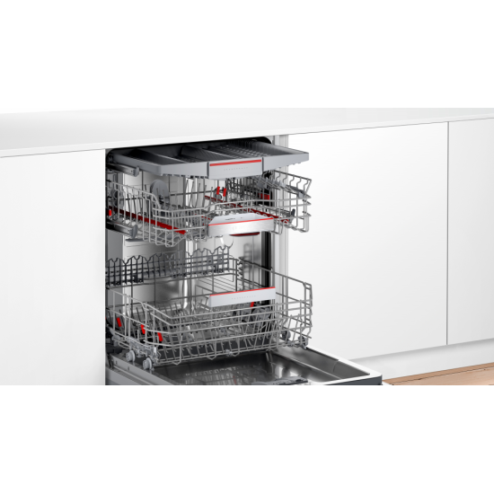 Bosch SMV6ECX51E 13 terítékes beépíthető mosogatógép, 60cm, fehér