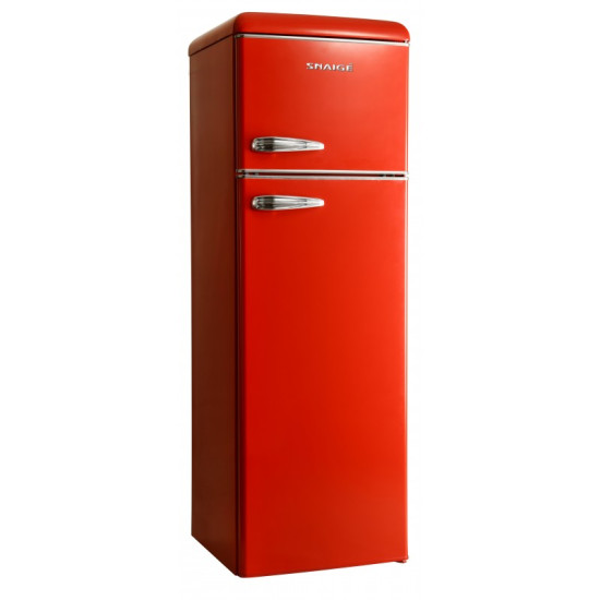 Snaige FR27SM-PRR50F31 Retro piros felülfagyasztós kombinált hűtőszekrény 172.5cm FR27SM